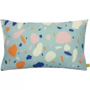 Image of Furn Terra Cushion Cover (30cm x 50cm) (Aqua Blue) - Aqua Blue