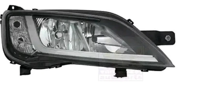 Image of VAN WEZEL 1652964 Headlights H7/H7, Right, with motor for headlamp levelling Headlight (259)