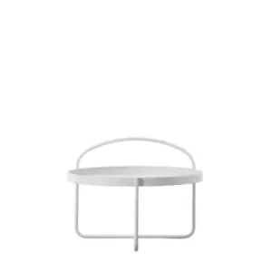 Image of Crossland Grove Melton Coffee Table White 65 X 65 X 50Cm