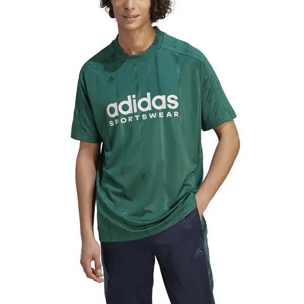 Image of Linear Logo Print T-Shirt with Short Sleeves