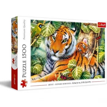 Image of Two Tigers Jigsaw Puzzle - 1500 Pieces