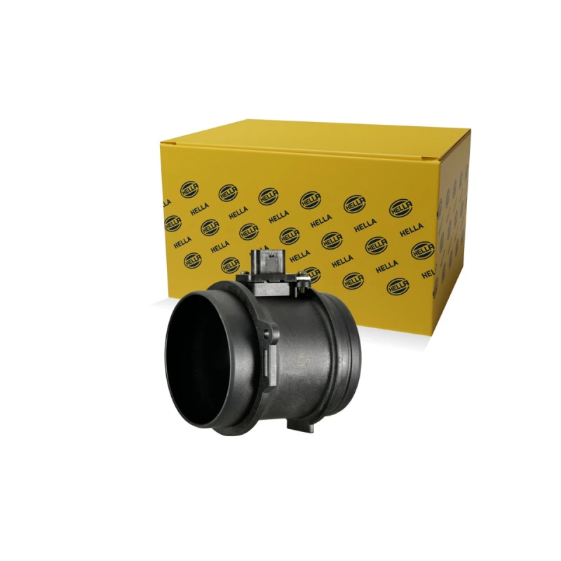 Image of HELLA Mass air flow sensor HELLA 8ET 358 166-471