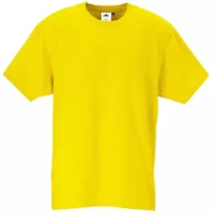 Image of Portwest B195 Turin Premium T-Shirt Yellow 2XL