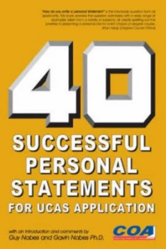 Image of 40 Successful Personal Statements by Guy Nobes and Gavin Nobes Paperback