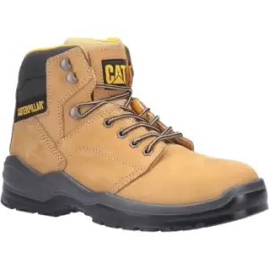 Image of Caterpillar Mens Striver Lace Up Injected Leather Safety Boot (10 UK) (Honey)