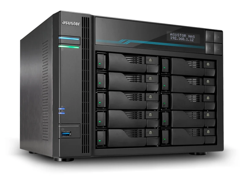 Image of Asustor AS7110T NAS/storage Server Desktop Intel Xeon 8GB DDR4 0 TB