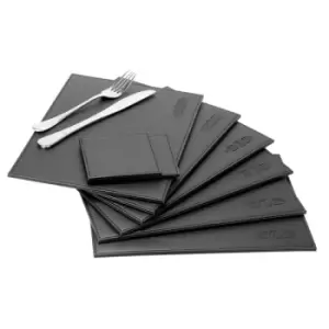Image of Faux Leather Table Set - 12 Piece M&W