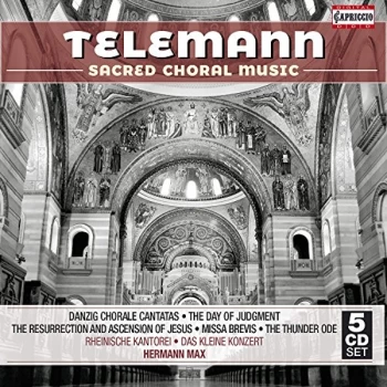 image of Barbara Schlick - Telemann: Sacred Choral Music CD