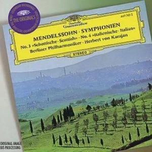 Image of Symphonies Nos 3 & 4 by Felix Mendelssohn CD Album