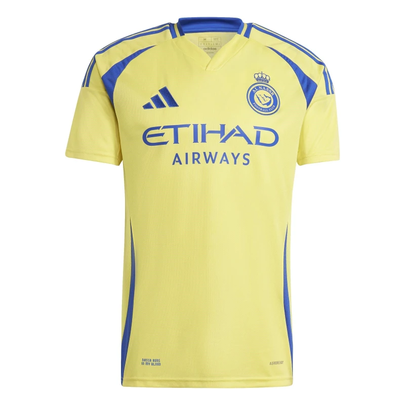 Image of adidas Al Nassr Home Shirt 2024 2025 Adults Domestic Replica Shirts S Yellow 36757313350