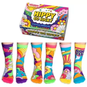 image of Odd socks Ladies Gift Box Hippy Go Lucky