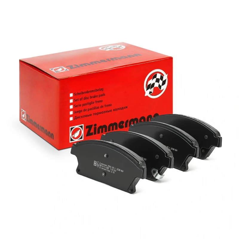 Image of ZIMMERMANN 25034.185.1 Brake pad set Front Axle, with acoustic wear warning, Photo corresponds to scope of supply Brake Pad Set,disc brake (402)