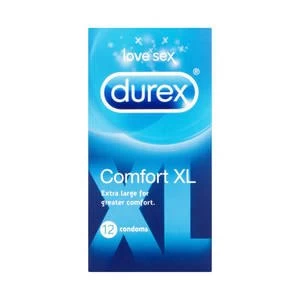 Image of Durex Comfort XL Extra Large Condoms 12s