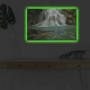 Image of 4570DHDACT-024 Multicolor Decorative LED Lighted Canvas Painting