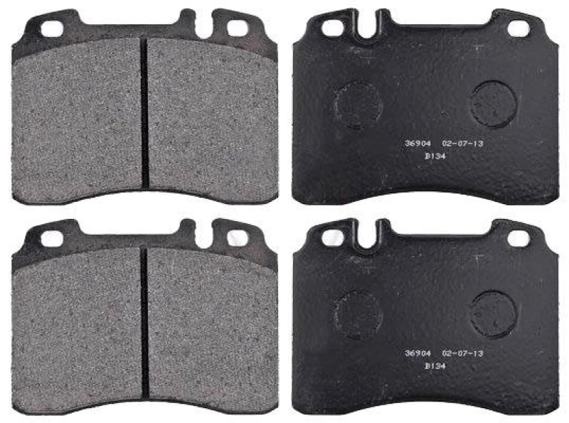 Image of A.B.S. 36904 Brake pad set prepared for wear warning indicator Brake Pad Set,disc brake (402)
