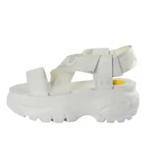 image of Buffalo Buffalo Classic Sandal Leather / Textile - White