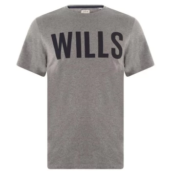 Jack Wills Wentworth Graphic T-Shirt - Grey Marl