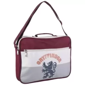 image of Harry Potter Gryffindor Messenger Bag (One Size) (Grey/Burgundy)