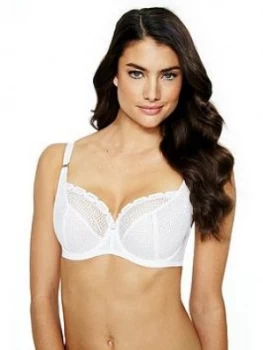 Freya Rio Underwire Balcony Bra, White, Size 36, Women