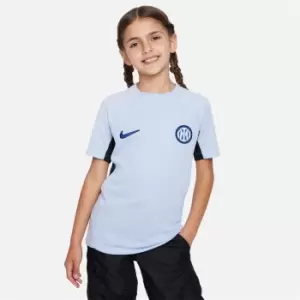 image of Nike Milan Strike Big Kids Nike Dri-FIT Knit Soccer Top - Blue