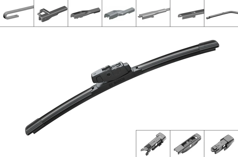 Image of Bosch 3 397 015 574 Wiper blade FlatWiper 350mm, Flat wiper blade Wiper Blade (298)