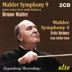 image of Mahler Symphony No. 9 & 4; interview (CD)