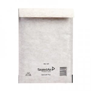 image of Mail Lite Bubble Lined Size D1 180x260mm White Postal Bag Pack of 10