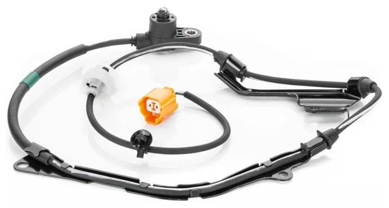 Image of HELLA 6PU 230 040-901 ABS Sensor Front Axle Right, with holder Sensor,wheel speed (412)