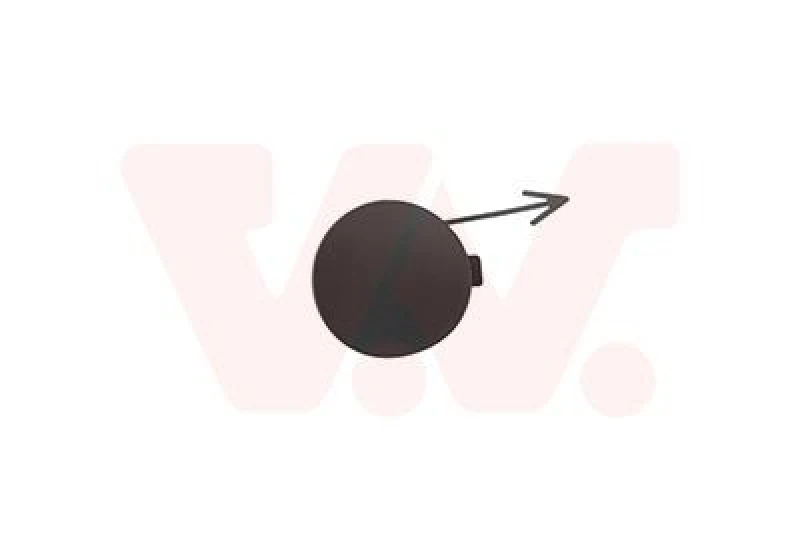 Image of VAN WEZEL Tow hook cover VAN WEZEL 5741559