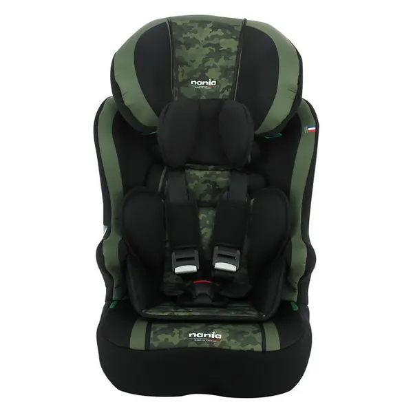 Image of NANIA Race I Belt Fitted Camo Khaki High Back Booster 1 Green 40906115027