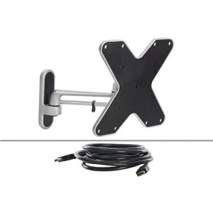 image of Proper Premium Swing Arm TV Bracket 17-42 & 3m HDMI Cable