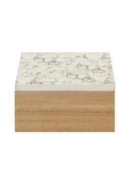 image of Premier Housewares Mimo Faux Marble Trinket Box