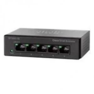 image of Cisco SG110D-05 Unmanaged L2 Gigabit Ethernet (10/100/1000) Black