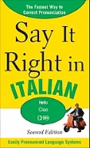 Image of say it right in italian 2nd edition