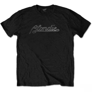 Image of Blondie - Logo Mens XX-Large T-Shirt - Black