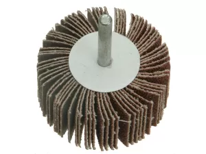 image of Faithfull Abrasive Flap Wheel 50mm 20mm 100g