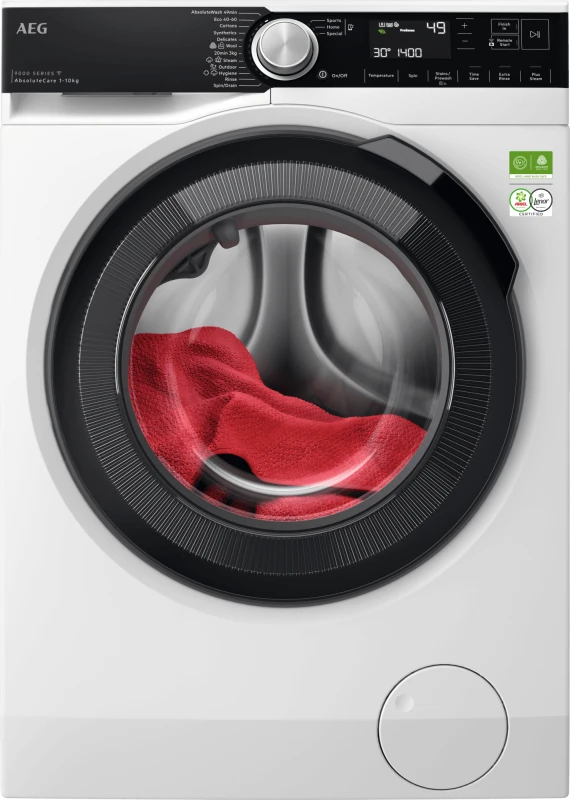 Image of AEG 9000 Series LFSR95146WS 10KG Washing Machine with 1400 rpm - White - A Rated