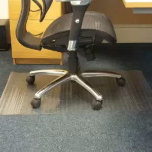 Image of Heavy Duty Vinyl Plastic Clear Carpet Floor Mat Protector Runner Roll - 5m