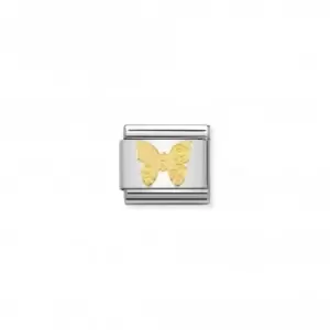 Image of Nomination Composable Classic Symbols 18K Gold Butterlfy Versailles Link 030162/13