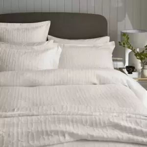 Image of Sanderson Hampton Trellis Kingsize Duvet Cover, White