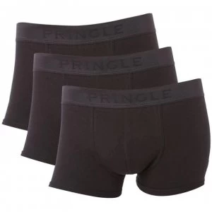 image of Pringle 3 Pack Trunks - Black