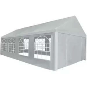 image of Party Tent PE Grey 4x8 m Grey - Vidaxl