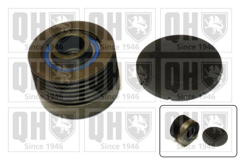Image of QUINTON HAZELL Alternator clutch pulley QUINTON HAZELL QTR104