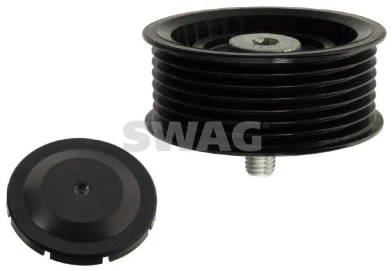 Image of Deflection / guide pulley, V-ribbed belt SWAG 38 10 2206