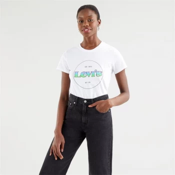 Image of Levis Varsity T Shirt - Gradient White