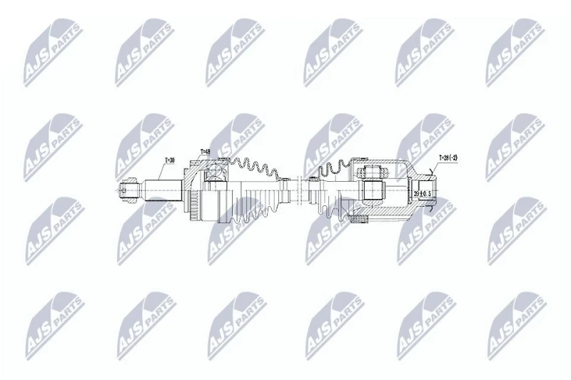 Image of NTY Drive shaft NTY NPW-KA-342