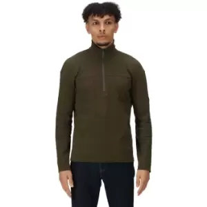 Image of Regatta Mens Ferdo Sustainable Cotton Half Zip Fleece Jacket 3XL - Chest 49-51 (124.5-129.5cm)