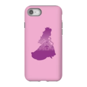 Image of Nintendo Super Mario Peach Silhouette Phone Case - iPhone 8 - Tough Case - Gloss
