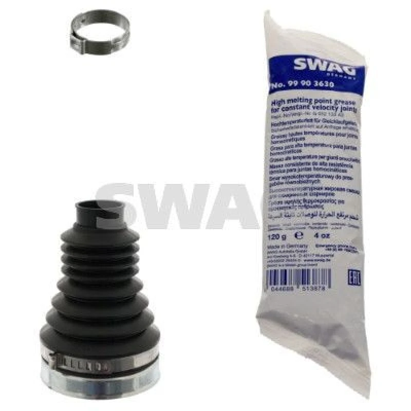 Image of CV boot kit, drive shaft SWAG 10 10 1855