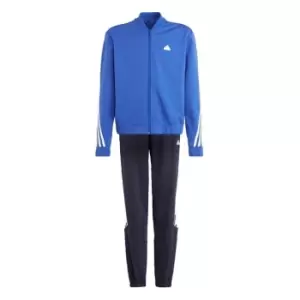 Image of adidas Future Icons 3-Stripes Tracksuit Kids - Semi Lucid Blue / White